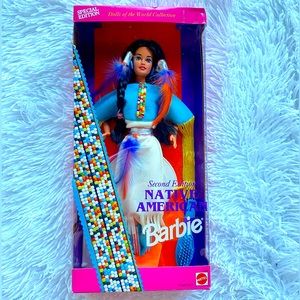 Native American Barbie. Second Edition. Dolls of the World Collection. 1993.